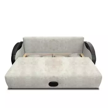 Прямой диван «Мария», еврокнижка, велюр, цвет dakota ivory