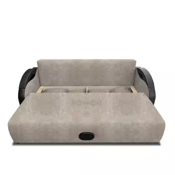 Прямой диван «Мария», еврокнижка, велюр, цвет dakota beige