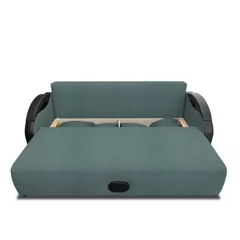 Прямой диван «Мария», еврокнижка, велюр, цвет dream mint