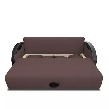 Прямой диван «Мария», еврокнижка, велюр, цвет vital java