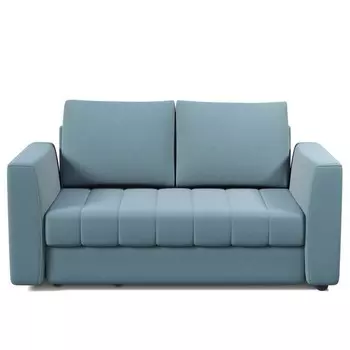 Прямой диван «Поло 2», механизм выкатной, правый, велюр, цвет ламб скай