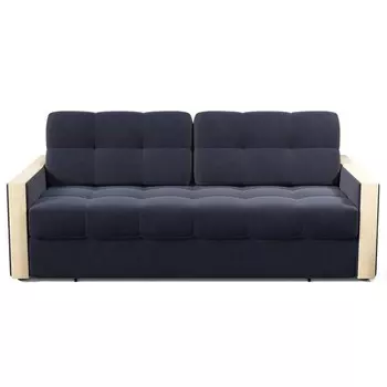 Прямой диван «Ричмонд 3», механизм тик-так, велюр, цвет катания стил / сизая ель