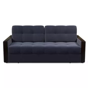 Прямой диван «Ричмонд 3», механизм тик-так, велюр, цвет катания стил / венге