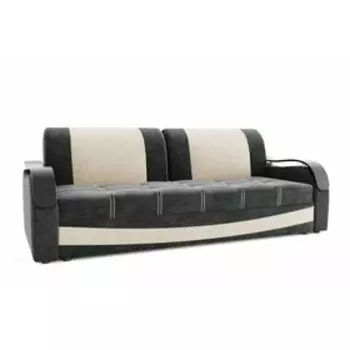 Прямой диван «Рим», механизм выкатной / еврокнижка, ППУ, велюр, цвет селфи 07 / селфи 01