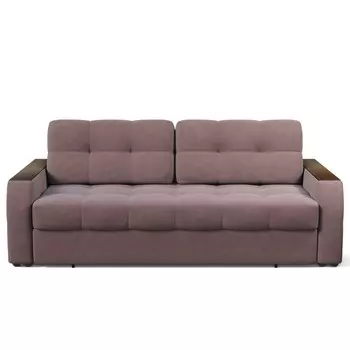 Прямой диван «Сиэтл 3», механизм еврокнижка, велюр, цвет ультра ява