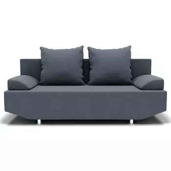 Диван прямой «Сити», ППУ, механизм еврокнижка, велюр, цвет галакси лайт 026