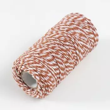 Пряжа 100% целлюлоза "Softino Raffia Color Melange" кручёная, шоколад 100м ±2м 87 гр