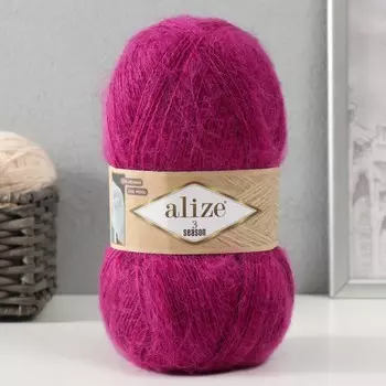 Пряжа "3 Season" 51% акрил, 25% мохер, 24% шерсть 500м/100гр (209-фуксия)