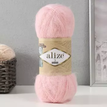 Пряжа "3 Season" 51% акрил, 25% мохер, 24% шерсть 500м/100гр (271-жемчужно-розовый)