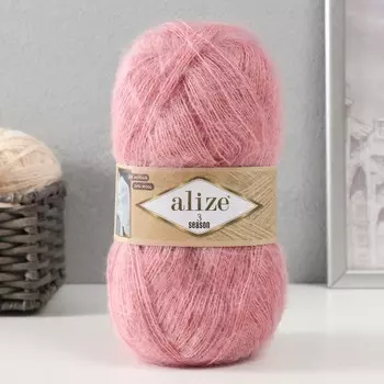 Пряжа "3 Season" 51% акрил, 25% мохер, 24% шерсть 500м/100гр (161- пудра)