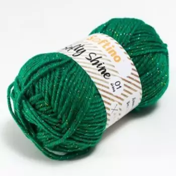 Пряжа 70% акрил, 30% шёлк "Softy Shine" 50 гр 85 м цвет 39 сосна