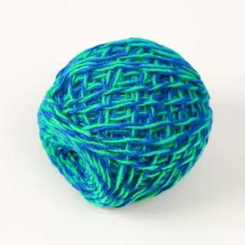 Пряжа "Акрил" 100% акрил, 100м/40±5 гр (меланж зелено-синий )