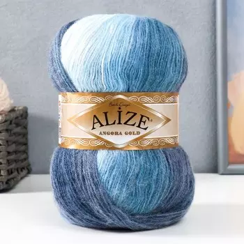 Пряжа "Angora Gold Batik" 20% шерсть, 80% акрил 550м/100гр (1899)