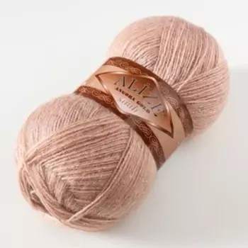 Пряжа "Angora Gold Simli" 75% акрил, 20% шерсть, 5% металлик 500м/100гр (757)