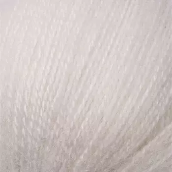 Пряжа для вязания спицами, крючком ALIZE, Angora real 40, 60% акрил, 40% шерсть, 430 м/100 г, (55 белый)