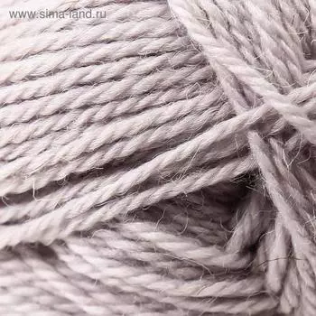 Пряжа для вязания спицами, крючком «Камтекс. Аргентинская шерсть», 100% импортная полутонкая шерсть 200 м/100 г, (106 жемчужный)