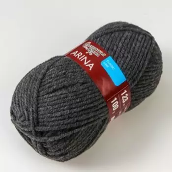 Пряжа Arina (АринаПШ) 50% шерсть, 50% акрил 123м/100гр (42 маренго)