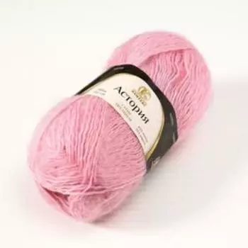 Пряжа "Астория" 65% хлопок, 35% шерсть 180м/50гр (055 св. розовый)