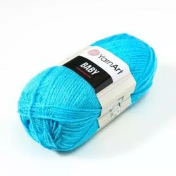 Пряжа "Baby" 100% акрил 150м/50гр (552 бирюза)