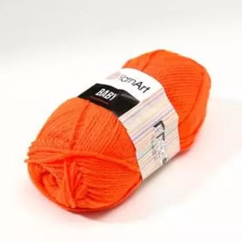Пряжа "Baby" 100% акрил 150м/50гр (8279 оранжевый)