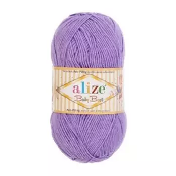 Пряжа "Baby Best" 10% бамбук, 90% акрил 240м/100гр (43 сирень)