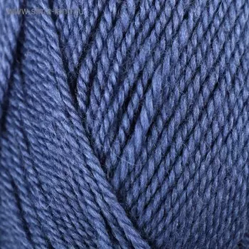 Пряжа для вязания спицами, крючком «Камтекс. Бамбино», 35% шерсть меринос, 65% акрил, 150 м/50 г, (022 джинса)