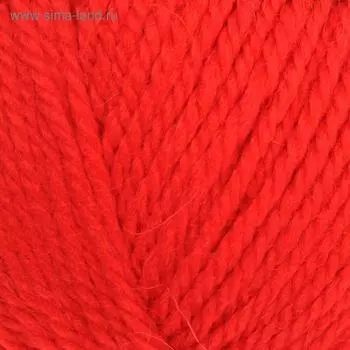 Пряжа "Бамбино" 35% шерсть меринос, 65% акрил 150м/50гр (046, красный)