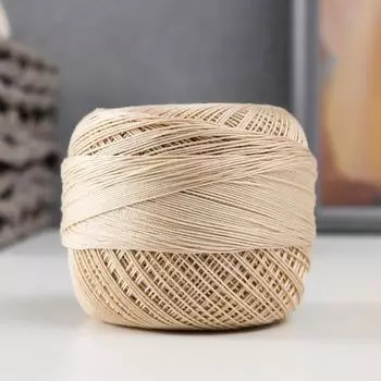 Пряжа "Canarias" 100% мерсериз. хлопок 203м/20г (4660 бежевый)