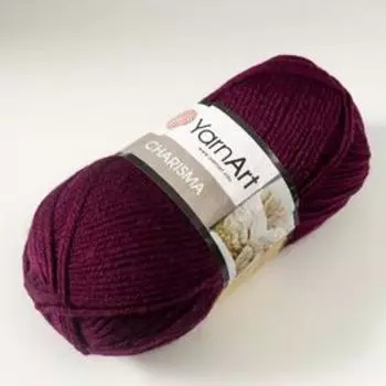 Пряжа "Charisma" 80% шерсть, 20% акрил 200м/100гр (10094 т.лиловый)