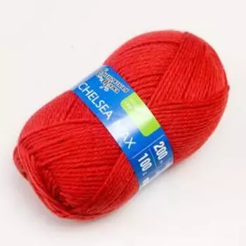 Пряжа Chelsea MAX 50% шерсть англ.кроссбред, 50% акрил 200м/100гр (70021 т.корал_v2)