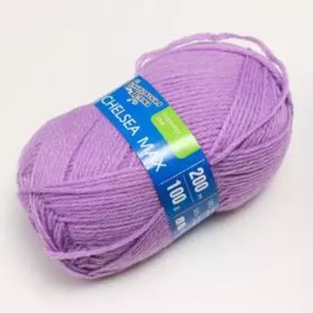 Пряжа Chelsea MAX 50% шерсть англ.кроссбред, 50% акрил 200м/100гр (70065 сир.дали_v2)