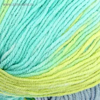 Пряжа "Cotton Gold Batik" 55% хлопок, 45% акрил, 330м/100гр (4146)