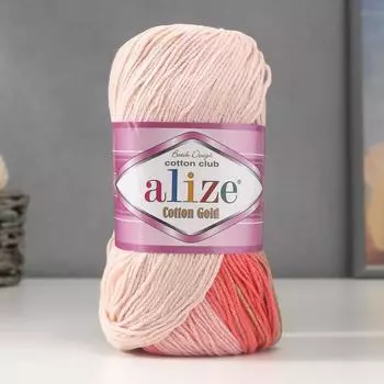 Пряжа "Cotton Gold Batik" 55% хлопок, 45% акрил, 330м/100гр (5970)