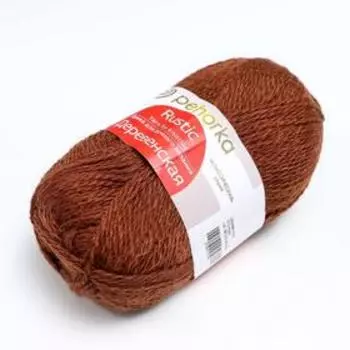 Пряжа "Деревенская" 100% шерсть 250м/100гр (513-Кора)