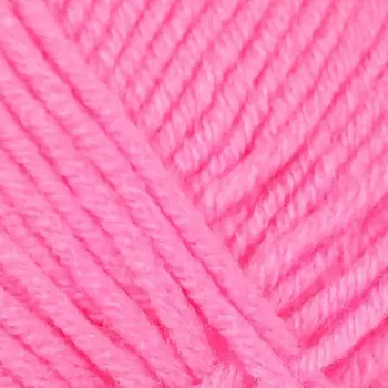 Пряжа "Детская забава" 20% микрофибра, 80% акрил 140м/50гр (054 супер розовый)