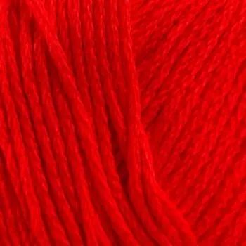Пряжа "Детский хлопок" 100%мерсеризованный хлопок 330м/100гр (06-Красный)