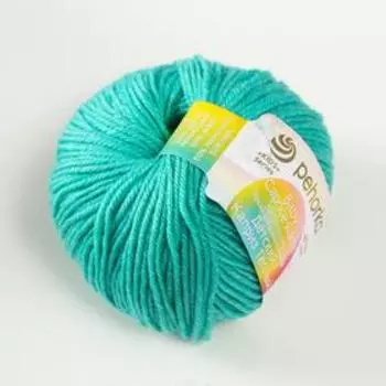 Пряжа "Детский каприз тёплый" 50%меринос. шерсть, 50%фибра 125м/50гр (1130 мятный леденец)