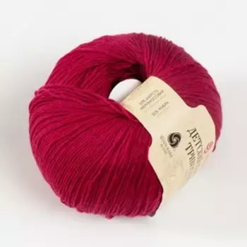 Пряжа "Детский каприз трикотажный" 50%мер. шерсть, 50% фибра 400м/50гр (40-Цикламен)