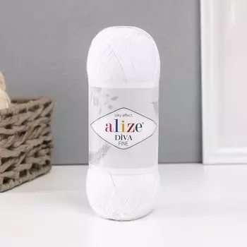 Пряжа "Diva Fine" 100% микрофибра 600м/100гр (55)