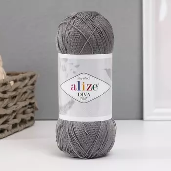 Пряжа для вязания спицами, крючком ALIZE, Diva Fine, 100% микрофибра, 600 м/100 г, (87)