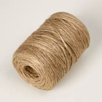 Пряжа джутовая 100% джут 100м/150 гр.,3-х ниточная