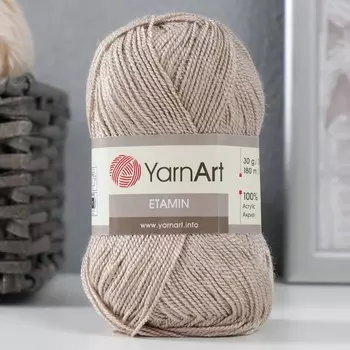 Пряжа "Etamin" 100% акрил 180м/30гр (463 св. бежевый)