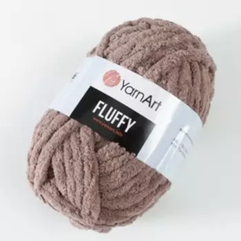 Пряжа "Fluffy" 100% микрополиэстер 70м/150гр (726 какао)