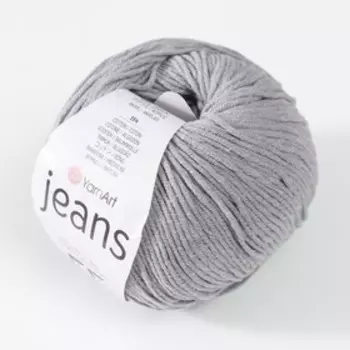 Пряжа "Jeans" 55% хлопок, 45% акрил 160м/50гр (46 т.серый)