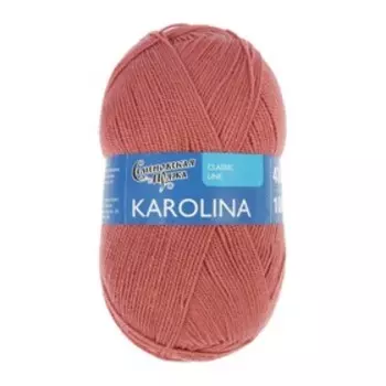 Пряжа Karolina (Каролина) 100% акрил 438м/100гр (46 амарант)