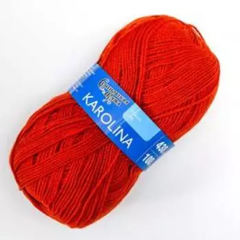 Пряжа Karolina (Каролина) 100% акрил 438м/100гр (7095 красн.террак.)