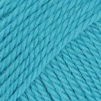 Пряжа "Конкурентная" 50% имп.шерсть, 50% акрил 250м/100гр (583-Бирюза)