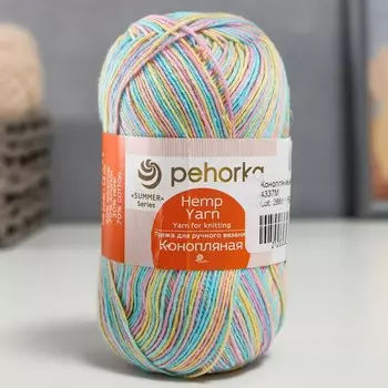 Пряжа "Конопляная" 70% хлопок, 30% конопля 280м/50гр (4337М)