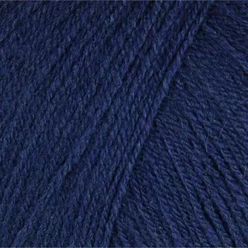 Пряжа "Lanagold 800" 49% шерсть, 51% акрил 730м/100гр (215 черника)