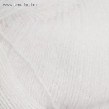 Пряжа для вязания спицами, крючком ALIZE, Lanagold 800, 49% шерсть, 51% акрил, 730 м/100 г, (55 белый)